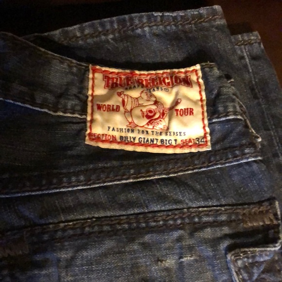 True Religion “Billy Giant Big T” men’s jeans. - Picture 1 of 4